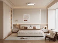 现代奶油风卧室